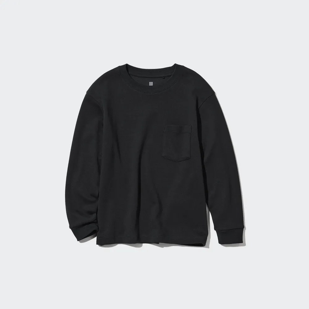 SOFT RIBBED CREW NECK LONG SLEEVE T-SHIRT