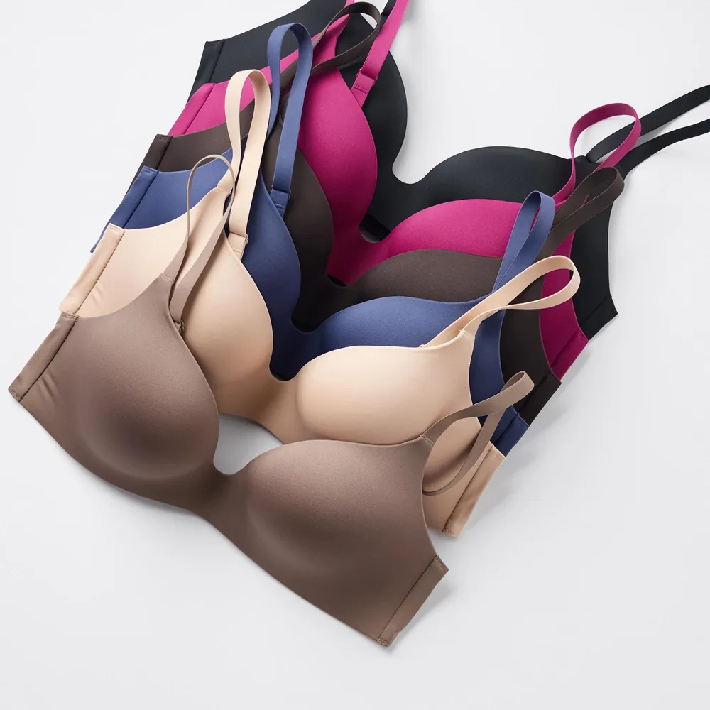 85/90 DEF - Uniqlo wireless bra 3D Hold, Women's Fashion, New Undergarments  & Loungewear on Carousell