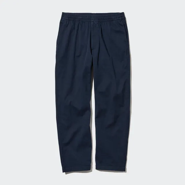 UNIQLO Cotton Relaxed Ankle Pants (Hickory)