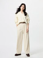PLEATED WIDE PANTS
