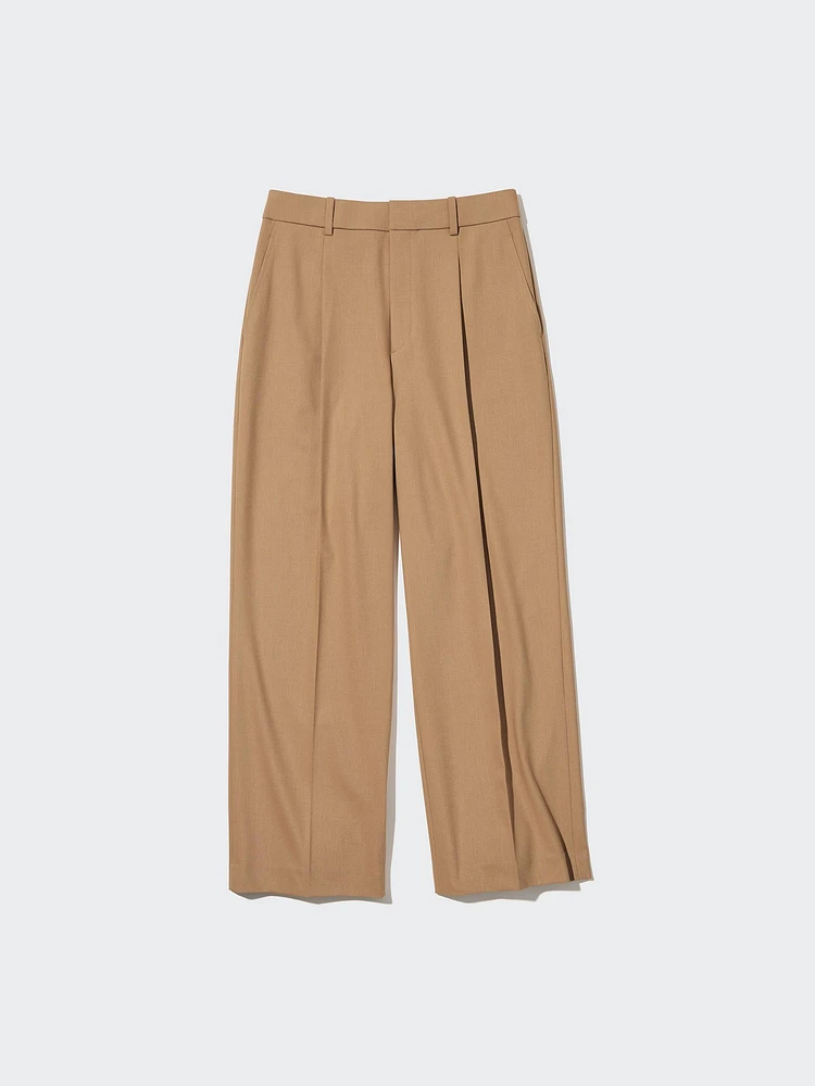 PLEATED WIDE PANTS