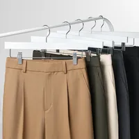 Wide-Fit Pleated Pants