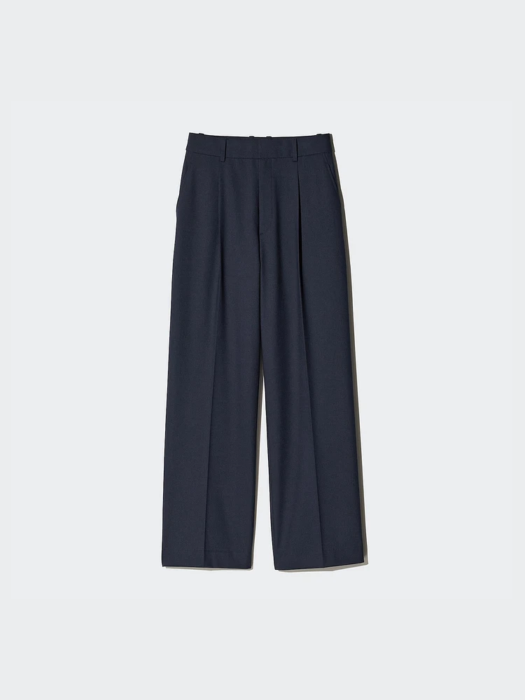 PLEATED WIDE PANTS