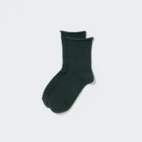 HEATTECH SOCKS (CREW TOP ROLL)