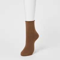 HEATTECH Crew Top Roll Socks