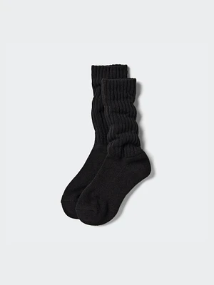 HEATTECH Ribbed Pile Lined Socks