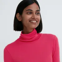 UNIQLO HEATTECH Extra Warm Seamless Ribbed Turtleneck Long-Sleeve