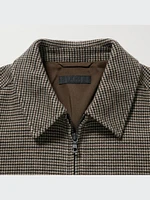 Single Collar Short Blouson (Houndstooth)