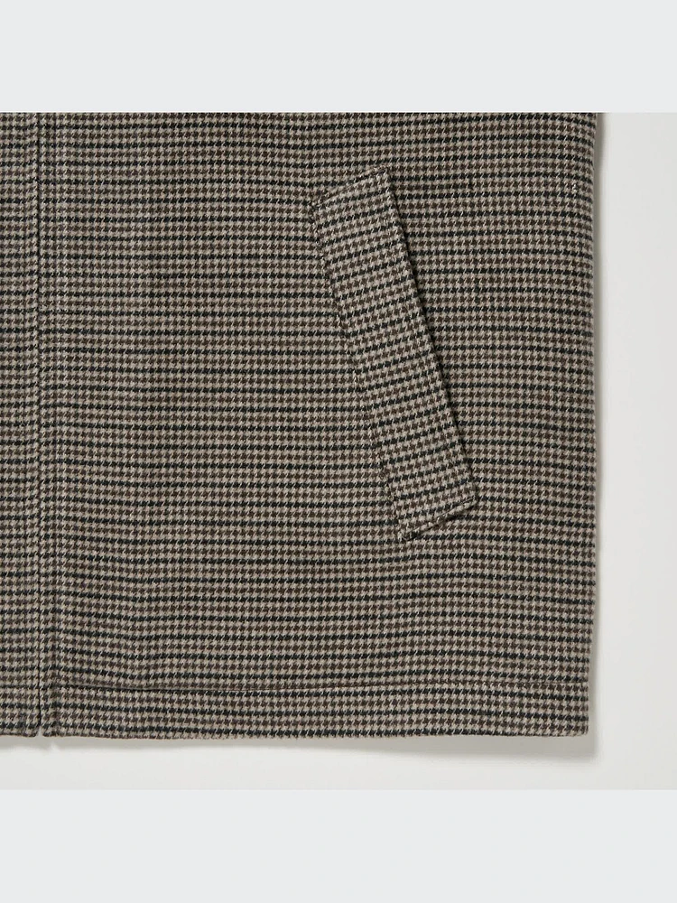 Single Collar Short Blouson (Houndstooth)