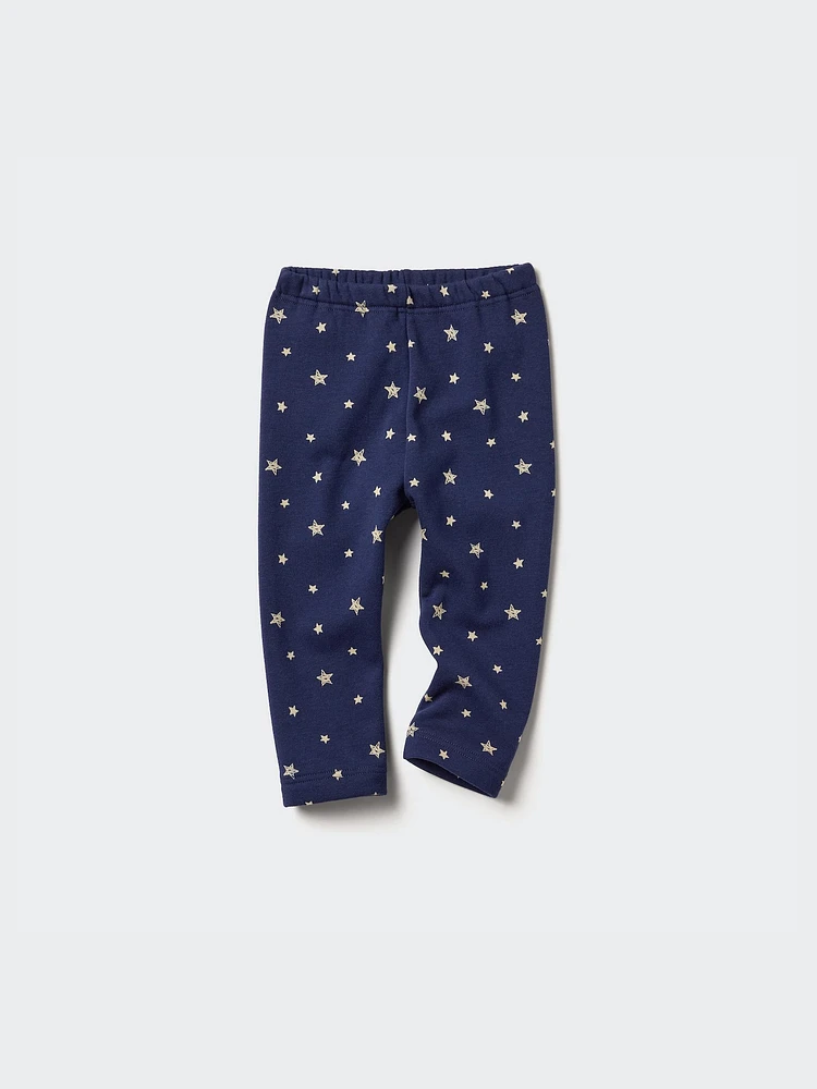 Baby Fleece Printed Leggings