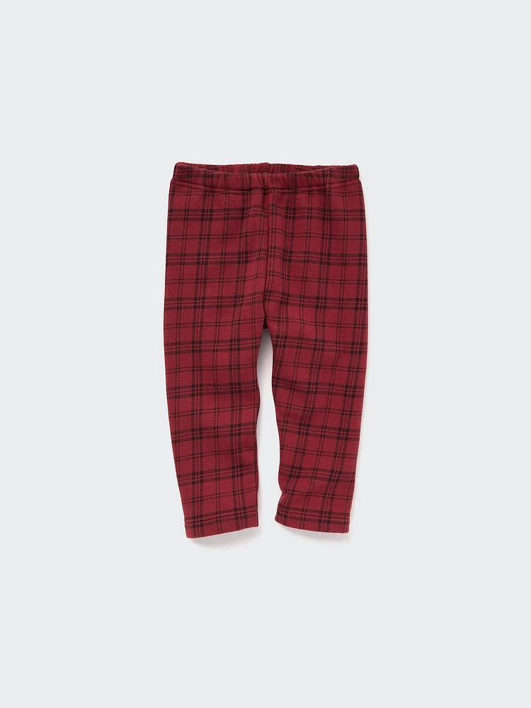 Fleece Leggings | Checked