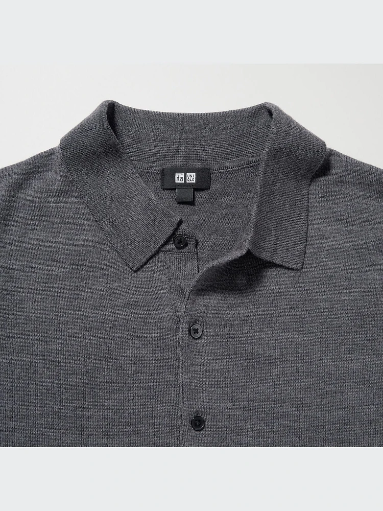 Merino Polo Shirt | Long Sleeve