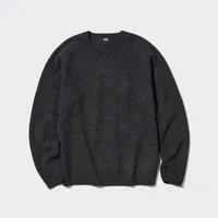 PREMIUM LAMBSWOOL LONG SLEEVE CREW NECK SWEATER