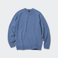 PREMIUM LAMBSWOOL LONG SLEEVE CREW NECK SWEATER