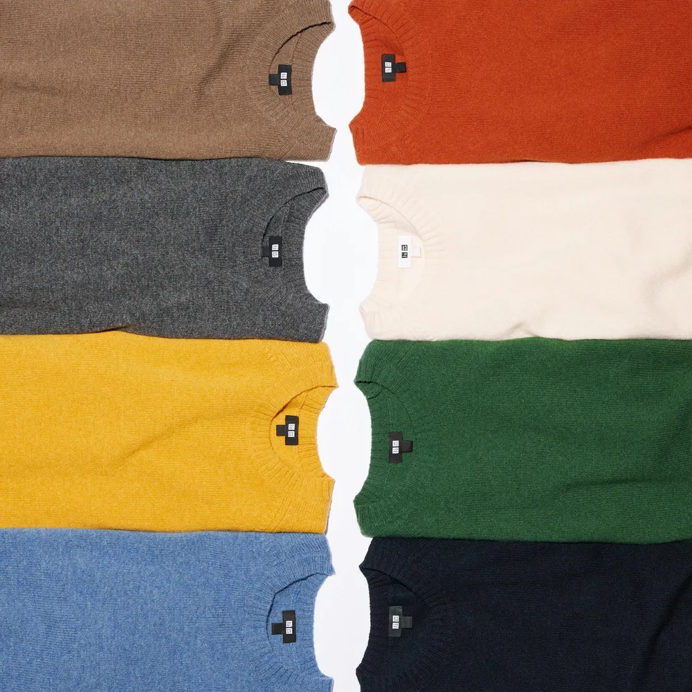 LAMBSWOOL CREW NECK SWEATER