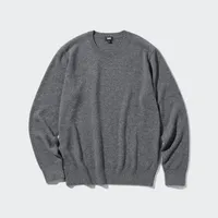 Cashmere Crew Neck Long-Sleeve Sweater