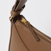 Faux-Leather One Handle Bag