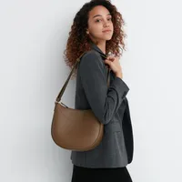 Faux Leather One Handle Bag