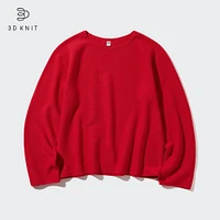 3D Knit Cotton Sweater