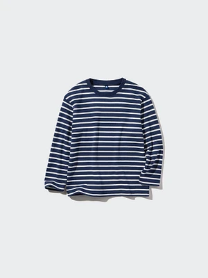 Soft Brushed Striped T-Shirt | Long Sleeve