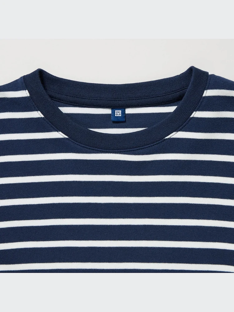 Soft Brushed Striped T-Shirt | Long Sleeve
