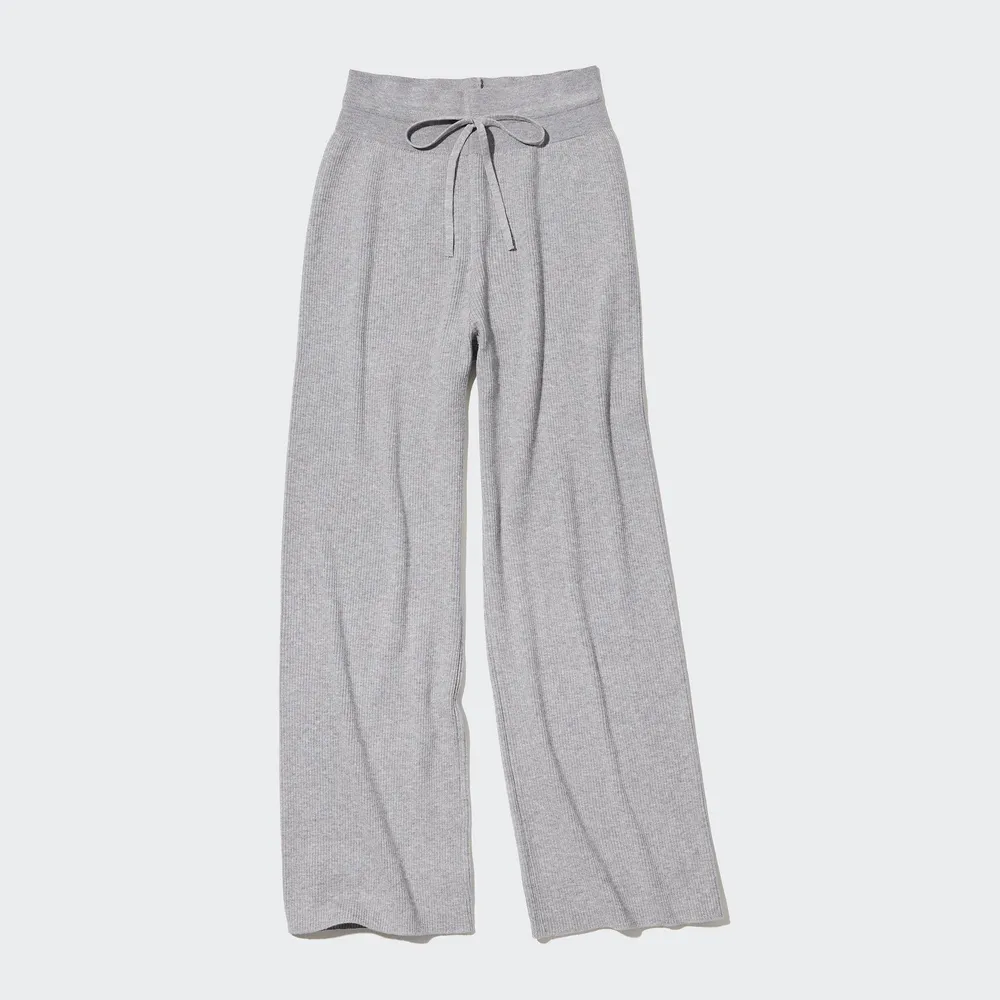 WASHABLE KNIT RIBBED PANTS