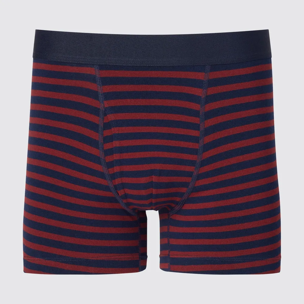 COTTON STRIPED BOXER BRIEFS