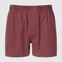 WOVEN CHECKED TRUNKS