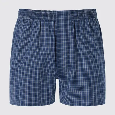 WOVEN CHECKED TRUNKS