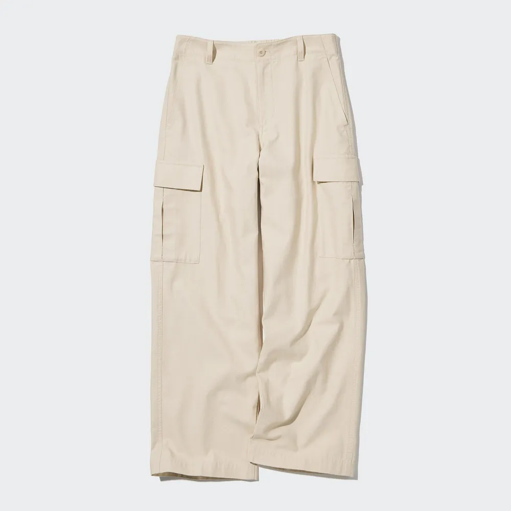 WIDE STRAIGHT CARGO PANTS