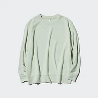 Soft Knitted Fleece Crew Neck Long-Sleeve T-Shirt
