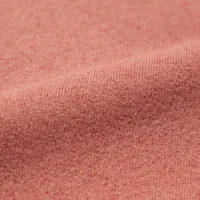Soft Knitted Fleece Crew Neck Long-Sleeve T-Shirt