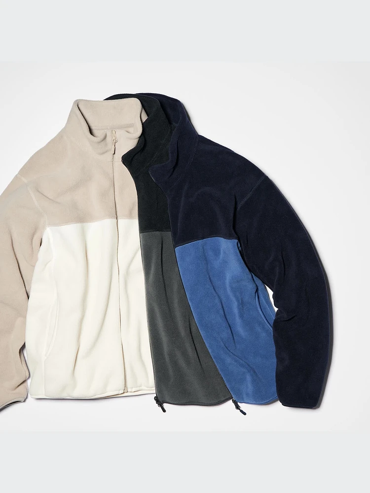 Fleece Full-Zip Jacket | Color Block