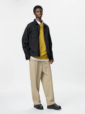 PLEATED WIDE PANTS