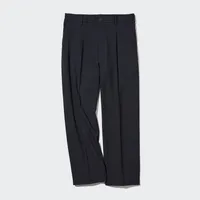 Wide-Fit Pleated Pants