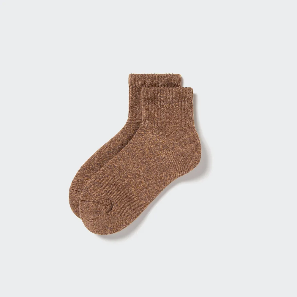 HEATTECH PILE HALF SOCKS