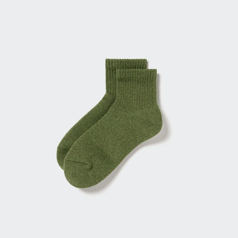 UNIQLO HEATTECH PILE HALF SOCKS