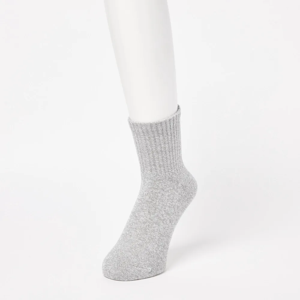 HEATTECH PILE HALF SOCKS