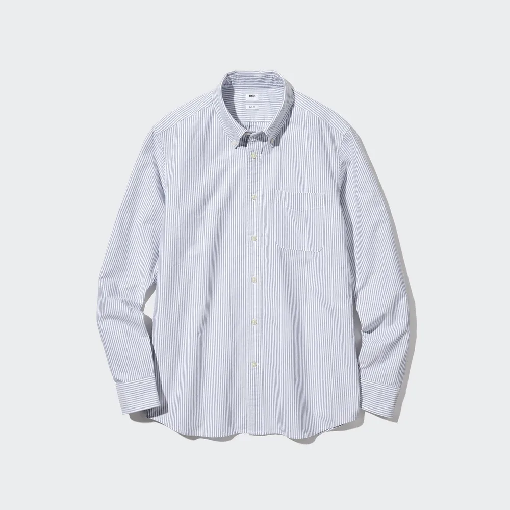 OXFORD STRIPED SLIM FIT LONG SLEEVE SHIRT