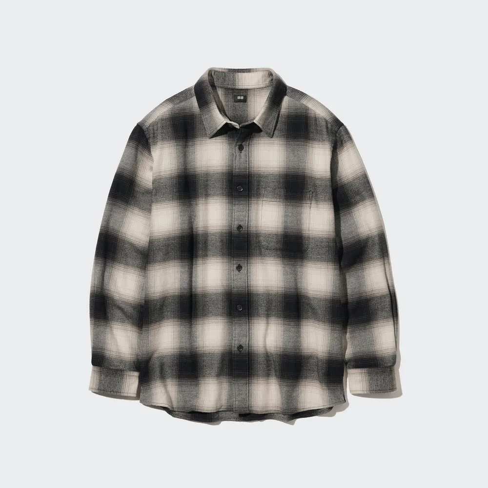 FLANNEL CHECKED LONG SLEEVE SHIRT