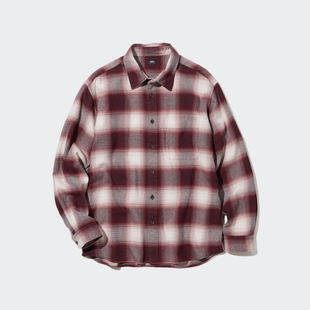 FLANNEL CHECKED LONG SLEEVE SHIRT