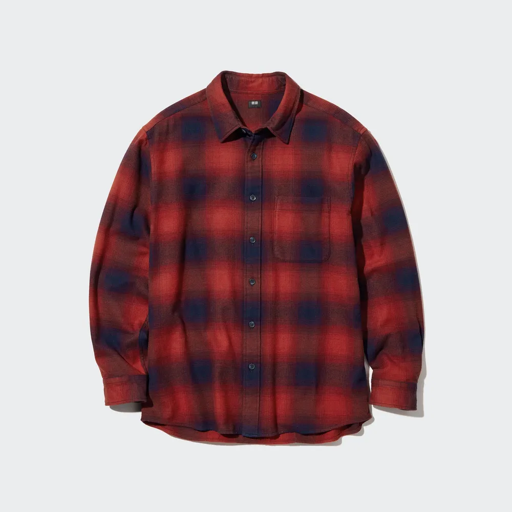 FLANNEL CHECKED LONG SLEEVE SHIRT