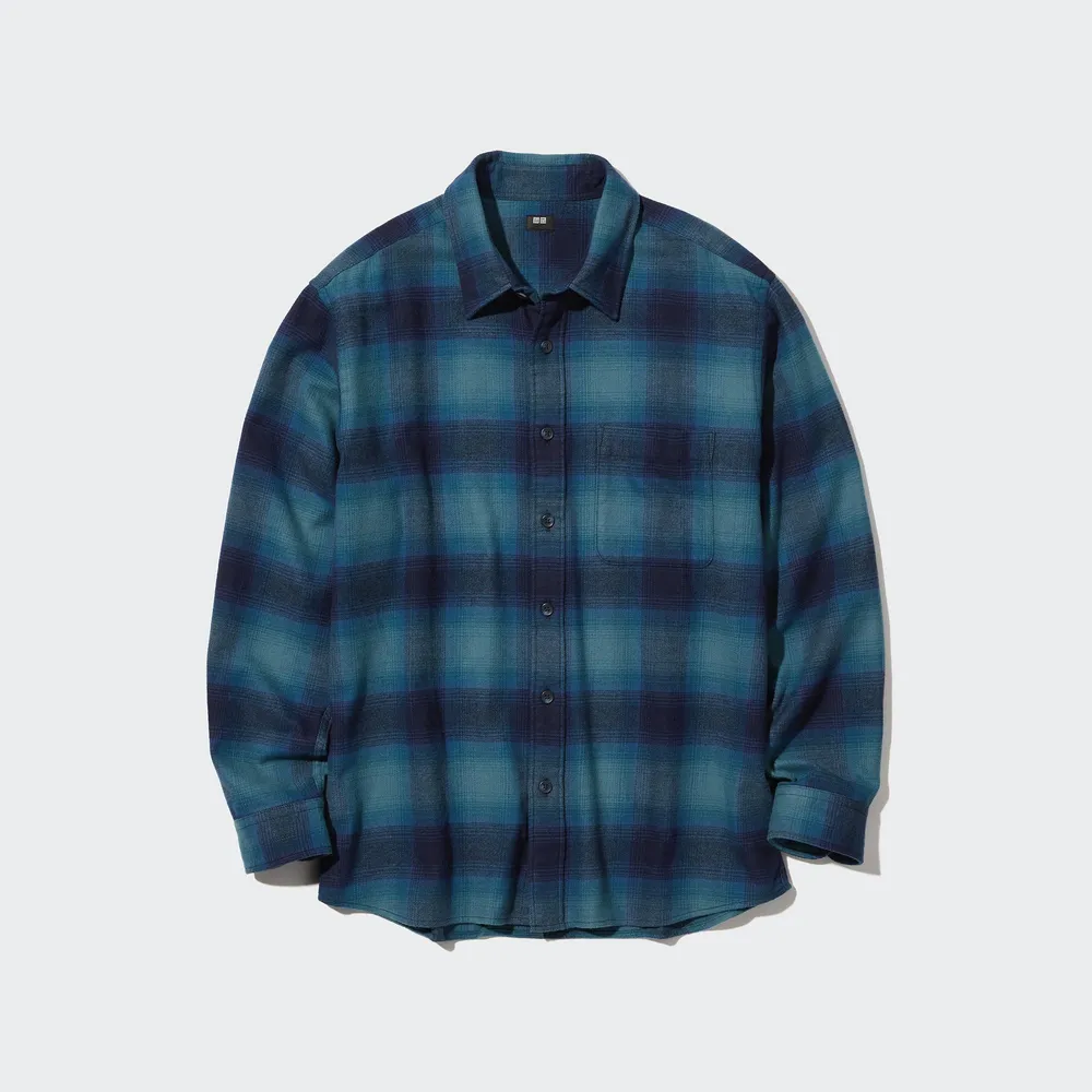 FLANNEL CHECKED LONG SLEEVE SHIRT