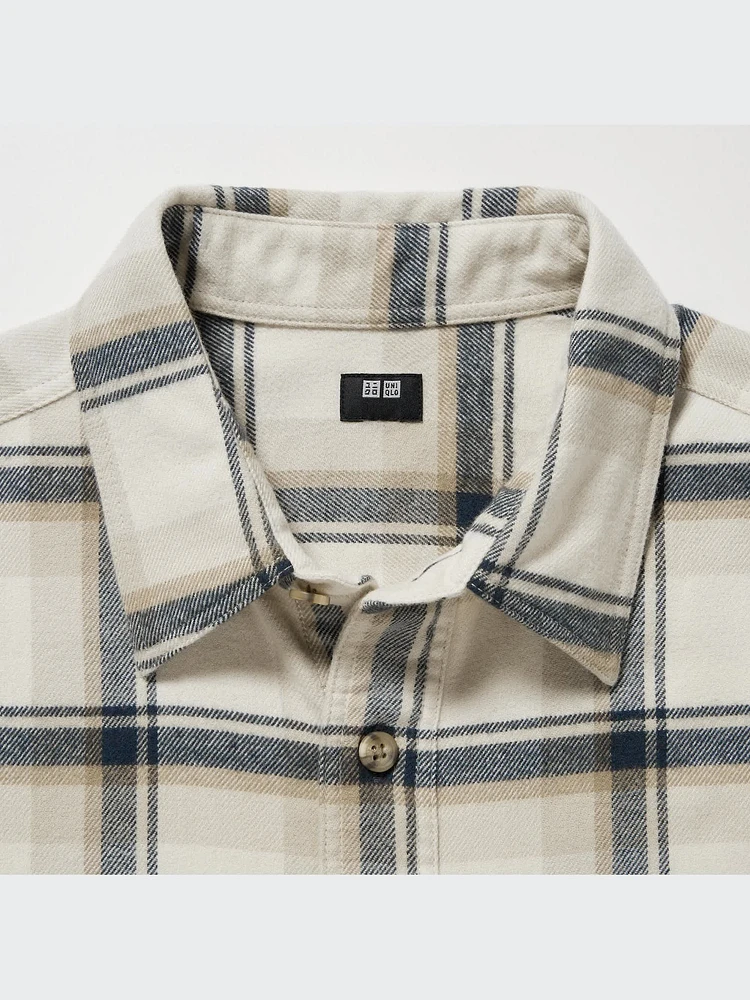 FLANNEL CHECKED LONG SLEEVE SHIRT