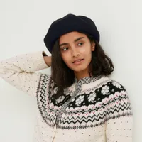 INES DE LA FRESSANGE WOOL BERET HAT