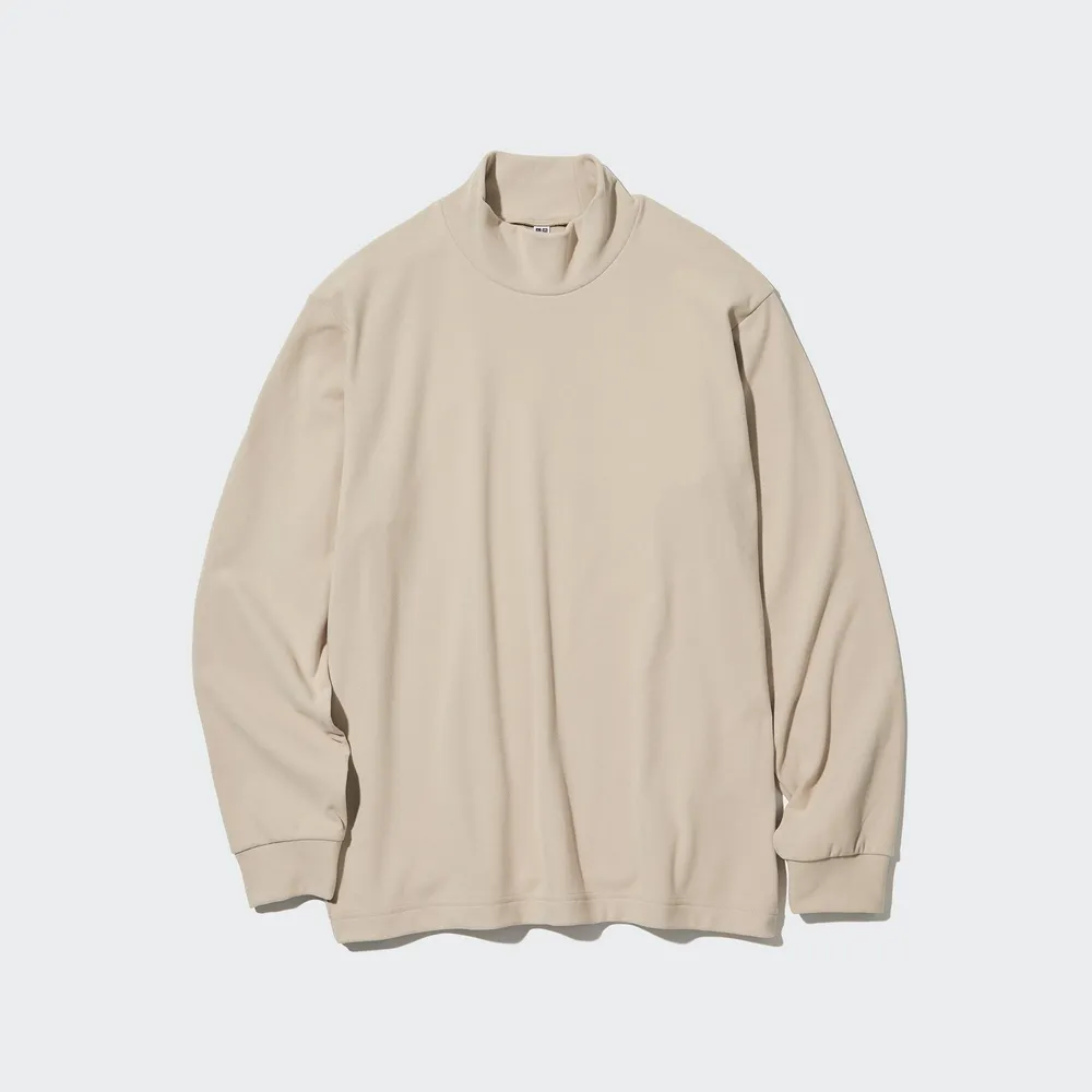 STRETCH FLEECE HALF-ZIP T-SHIRT