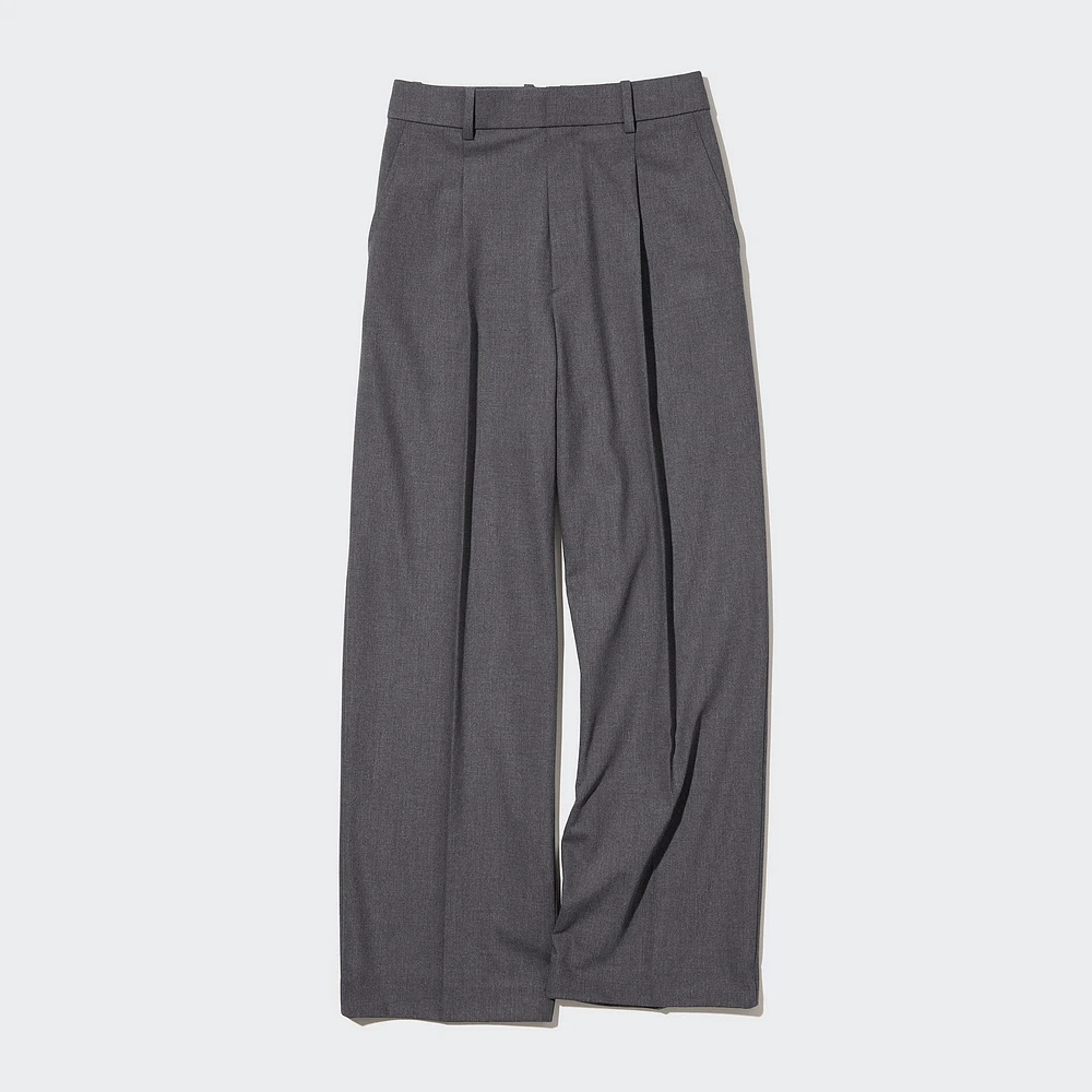 PLEATED WIDE PANTS (LONG)