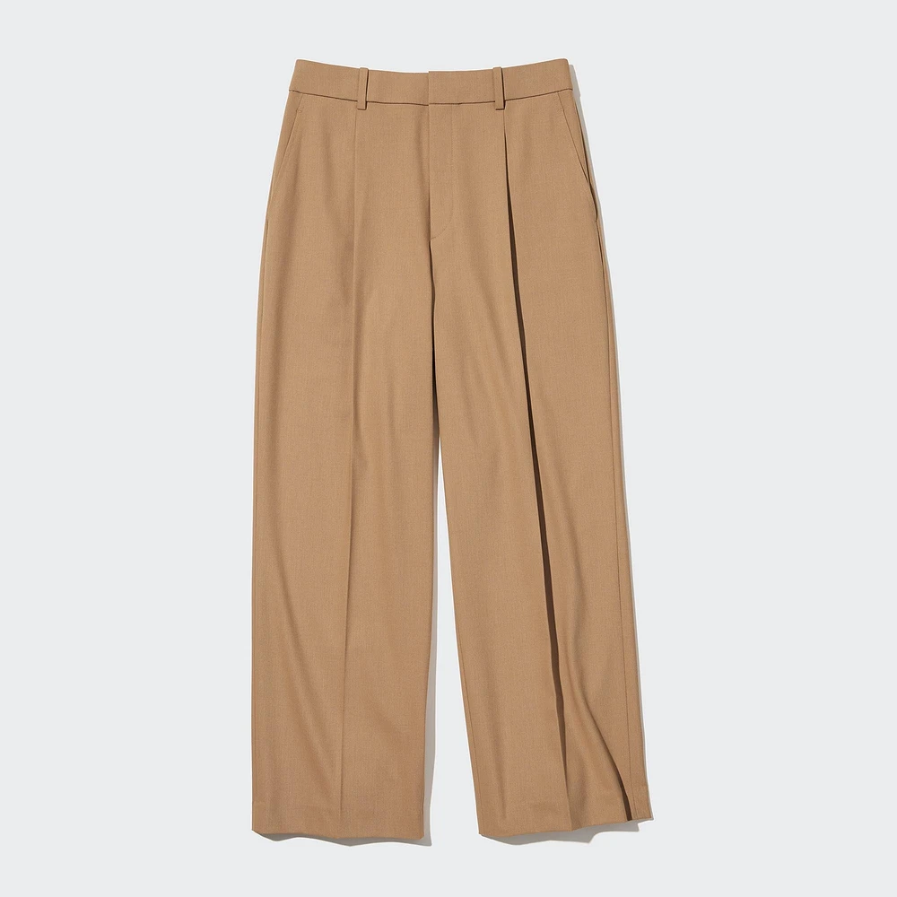 PLEATED WIDE PANTS (LONG)