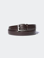 ITALIAN LEATHER STITCHED BELT