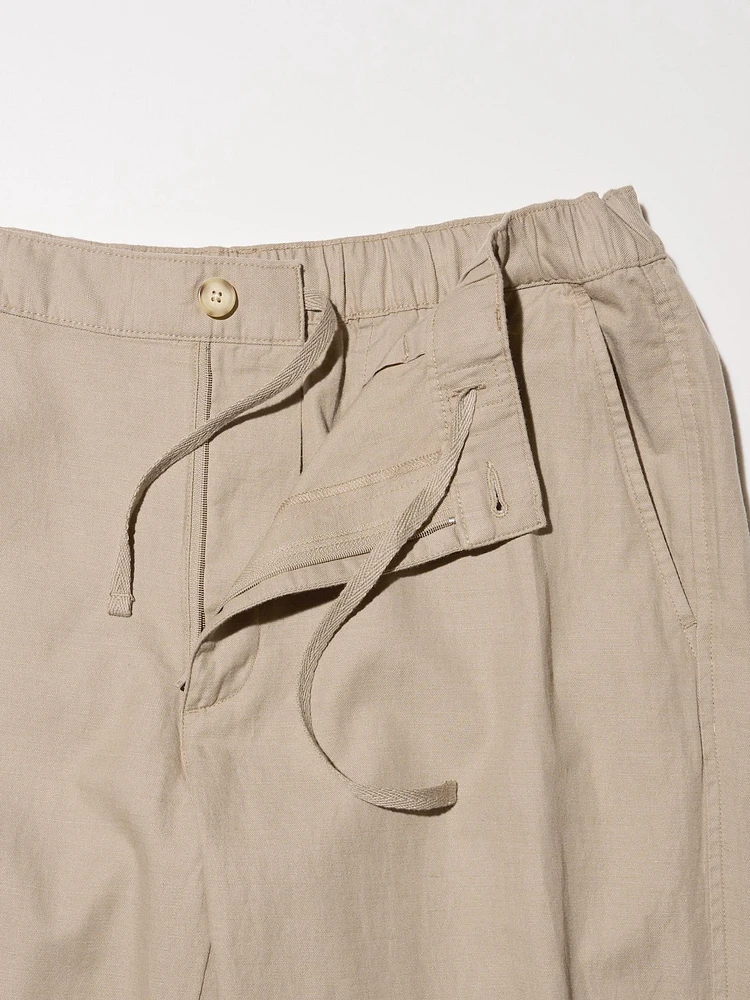 Linen Blend Relaxed Pants